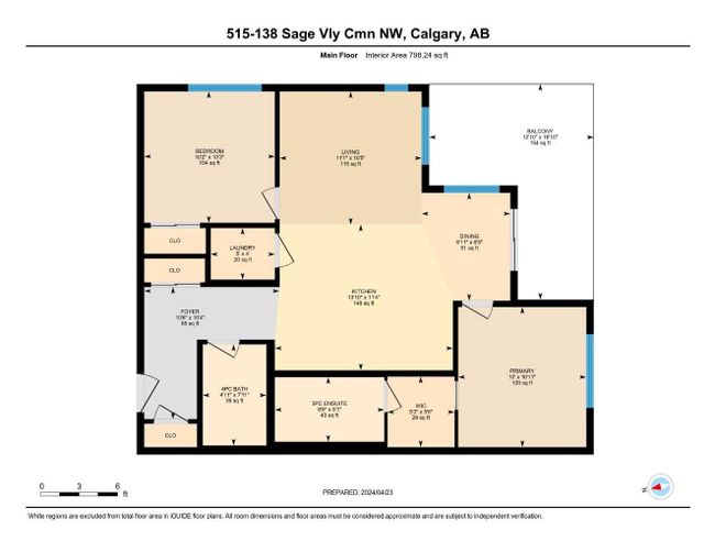 515 - 138 Sage Valley Common Nw, Home with 2 bedrooms, 2 bathrooms and 1 parking in Calgary AB | Image 31