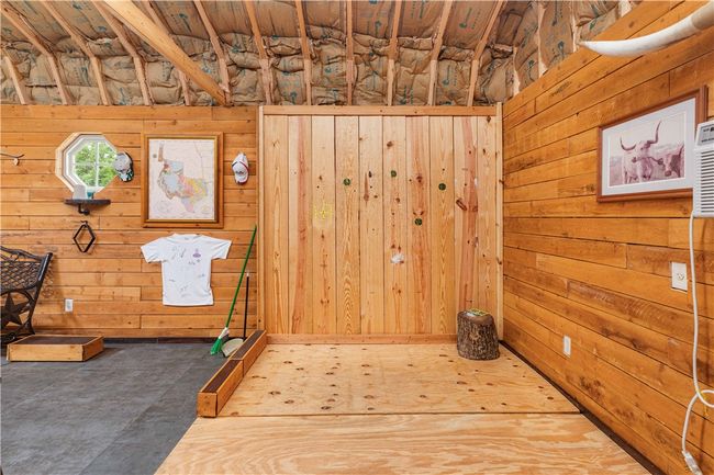 28x16 party barn, heated & cooled with laminate flooring and wood accent walls | Image 16