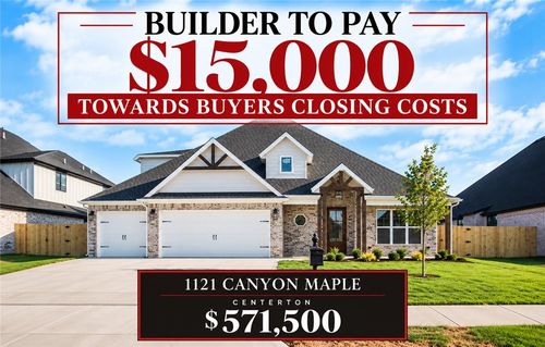 1121 Canyon Maple St, Centerton, AR, 72719-3005 | Card Image