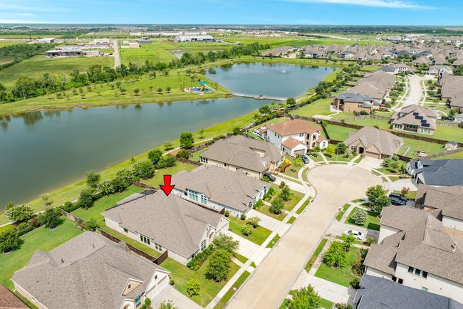 aerial view with the water behind it | Image 43