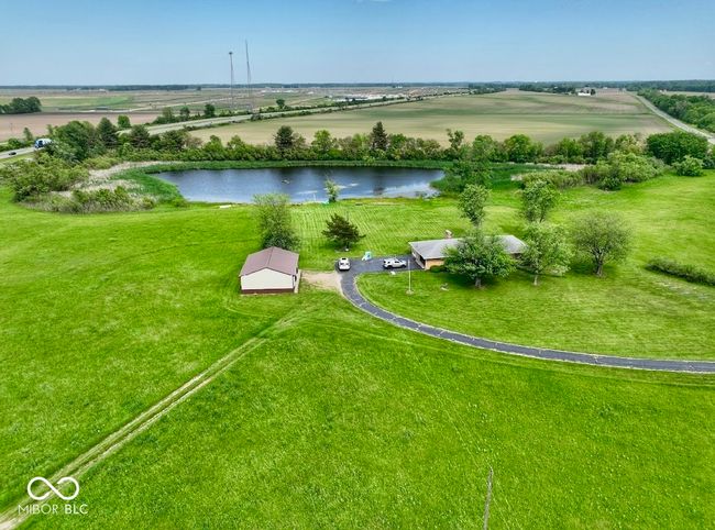 aerial view of a large body of water | Image 4