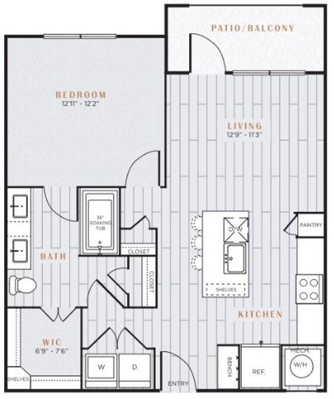 1101 - 9301 Brewer Blvd, Condo with 1 bedrooms, 1 bathrooms and null parking in Fort Worth TX | Image 21