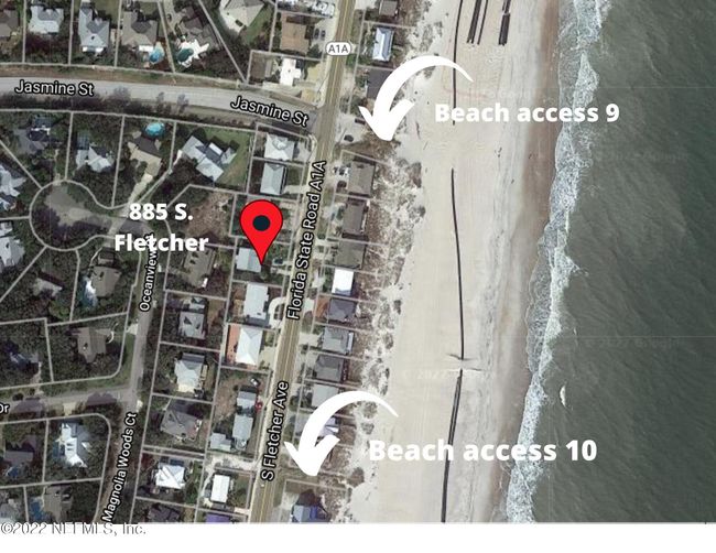 Location showing proximity to TWO public beach accesses. | Image 32