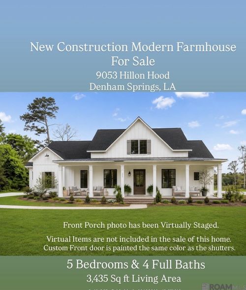 9053 Hillion Hood Rd, Denham Springs, LA, 70726 | Card Image