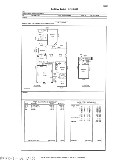 601 Bedminister Ln, Wilmington, NC, 28405-6239 | Card Image
