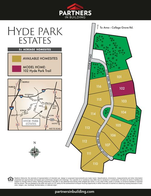 104 Hyde Park Trail, College Grove, TN, 37046 | Card Image