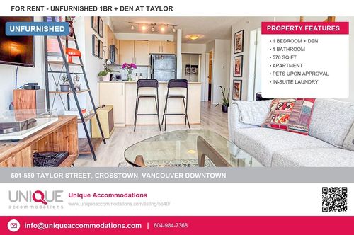 501-550 Taylor, Vancouver, BC, V6B1R1 | Card Image