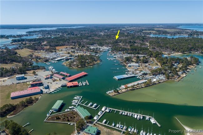 Birds eye view of property with a water view | Image 37