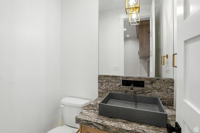Bathroom with vanity and toilet | Image 39