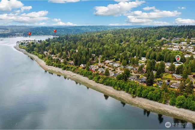 Aerial shot of the Admiralty Inlet. | Image 32