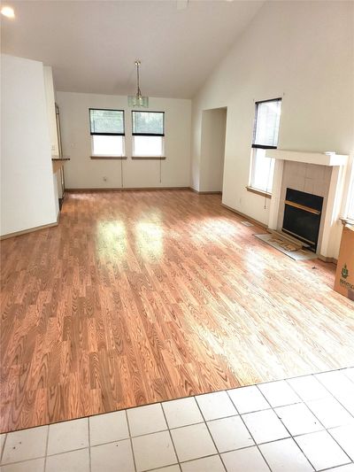 Living Room and dinning area, gas fireplace. | Image 3