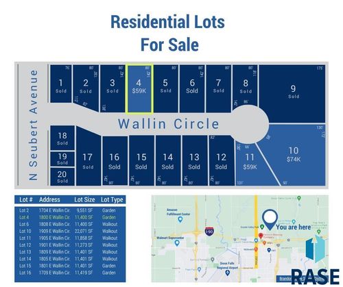 1800 E Wallin Cir Circle, Sioux Falls, SD, 57104 | Card Image