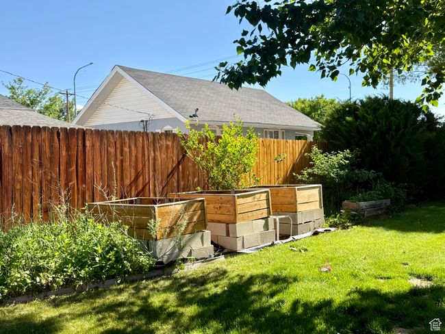 View of yard featuring a vegetable garden | Image 8