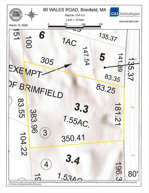 90 Wales Rd, Brimfield, MA, 01010-9725 | Card Image