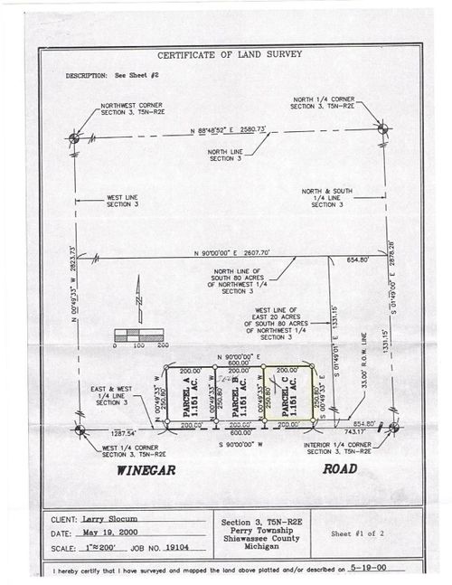 0 Winegar Rd, Perry, MI, 48872 | Card Image