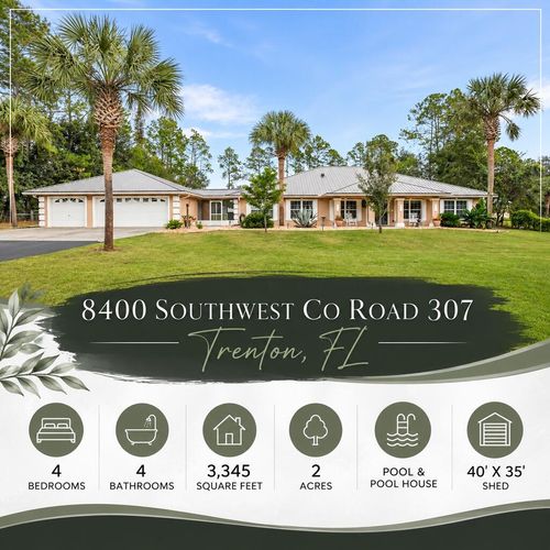 8400 Sw County Road 307, TRENTON, FL, 32693-5657 | Card Image
