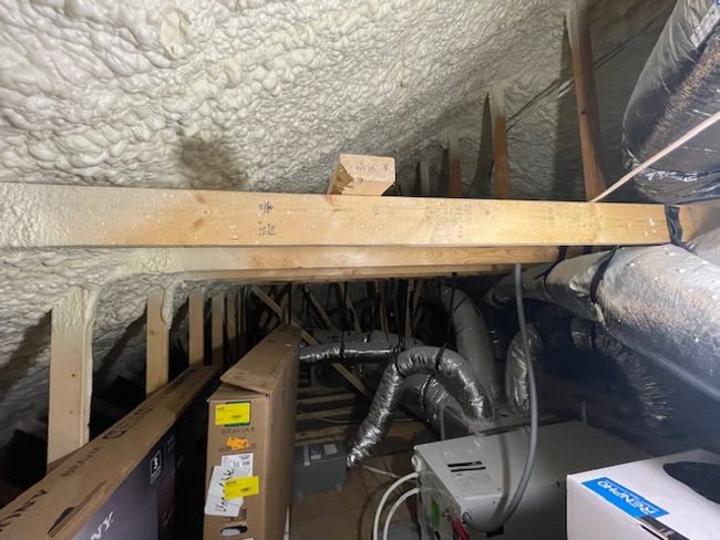 View of unfinished attic | Image 27
