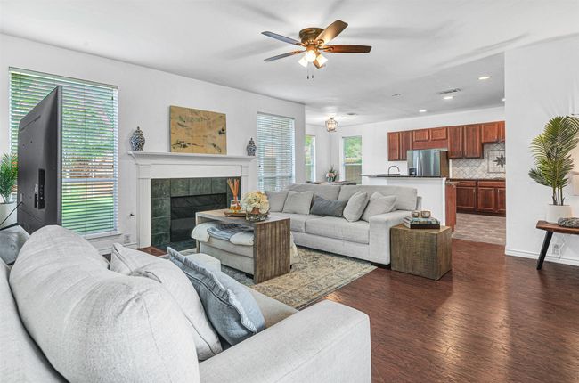 open-concept living area, kitchen, and breakfast room | Image 12