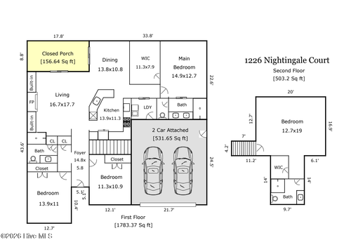 1226 Nightingale Ct, Leland, NC, 28451-4138 | Card Image