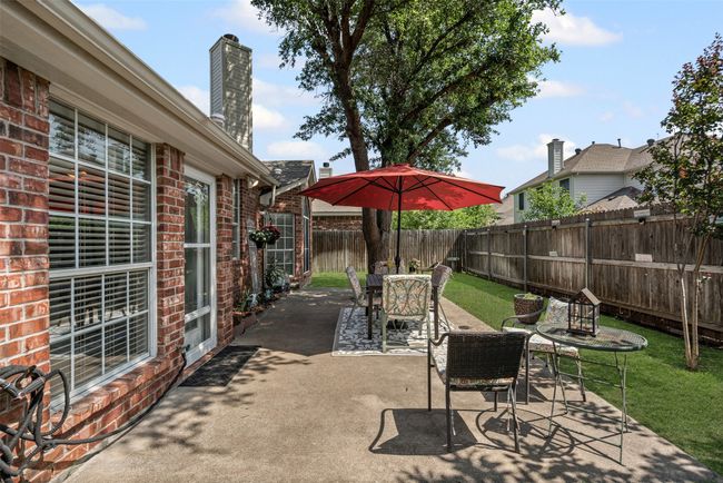View of patio featuring outdoor dining area | Image 22