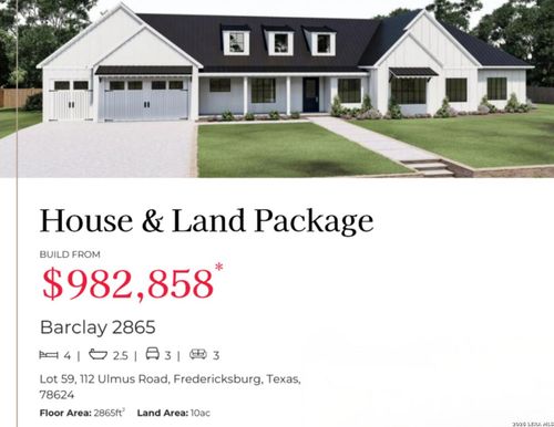 112 Ulmus Rd, Fredericksburg, TX, 78624-6134 | Card Image