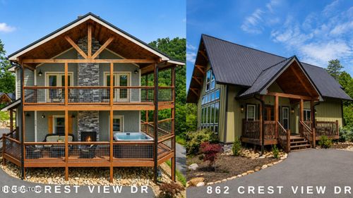 856 & 862 Crest View Dr, Gatlinburg, TN, 37738-4944 | Card Image