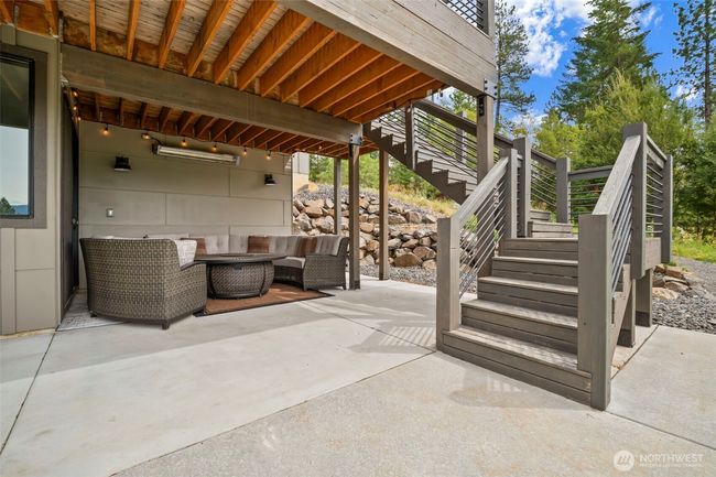 Covered all weather patio with electric heater and strand lights for the perfect evening "hang" spot | Image 24