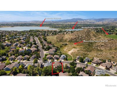 Home is in the desirable Mariana Butte area, red box shows location | Image 3