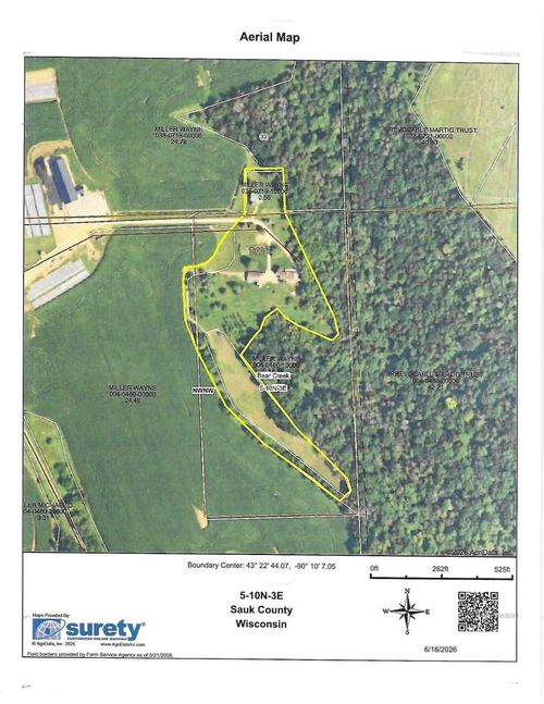 S7304 Sandusky Rd, Hillpoint, WI, 53937-9790 | Card Image