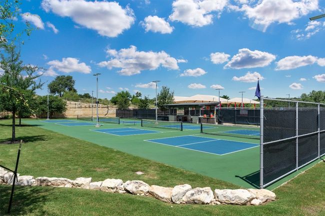 View of Pickleball courts. Kissing Tree has 18 courts that are a great place to meet residents. | Image 34
