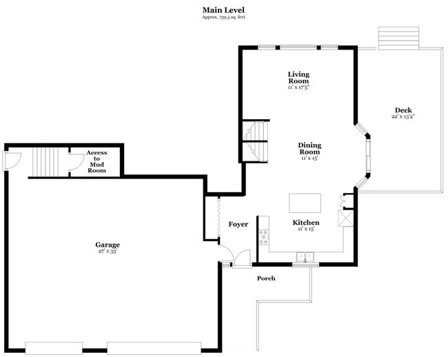 Floor plan main level and garage | Image 29