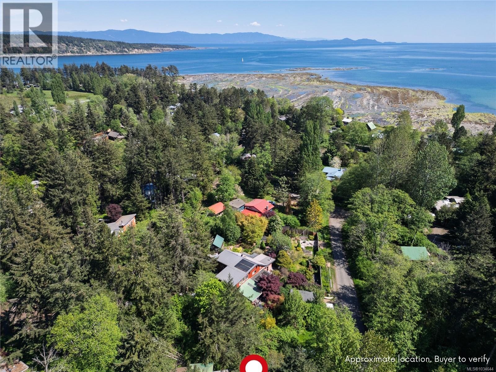 Land in Hornby Island