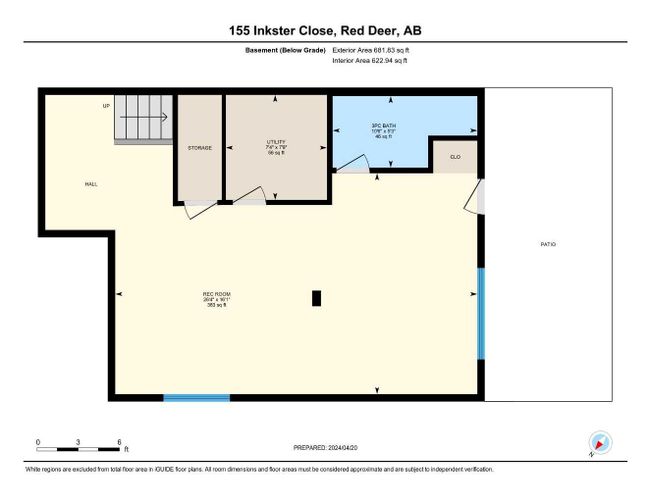 155 Inkster Close, Home with 3 bedrooms, 3 bathrooms and 2 parking in Red Deer AB | Image 40