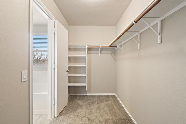 Spacious closet with carpet flooring | Image 24