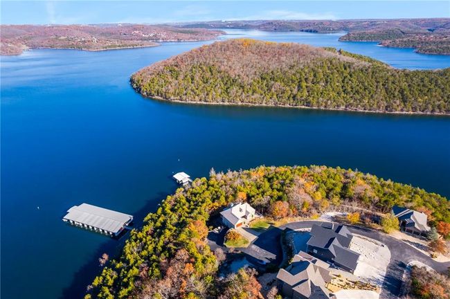 Aerial view featuring a water view and a view of trees | Image 71