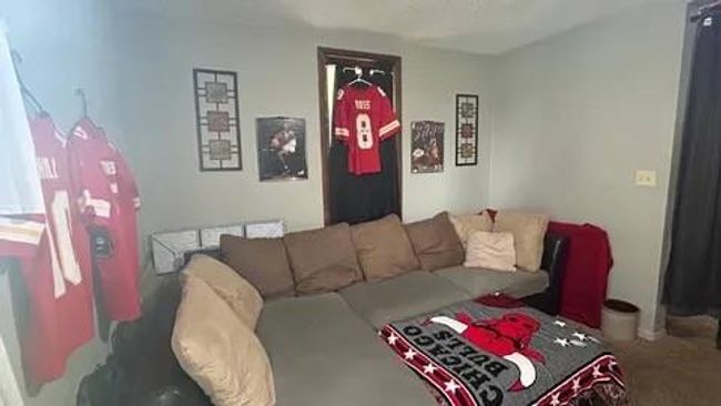 Living room with carpet floors | Image 8