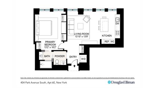 6e-404 Park Ave S, New York, NY, 10016-8442 | Card Image