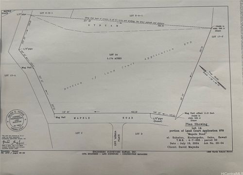 Lot 14 Ahaolelo Pl, Kaneohe, HI, 96744 | Card Image