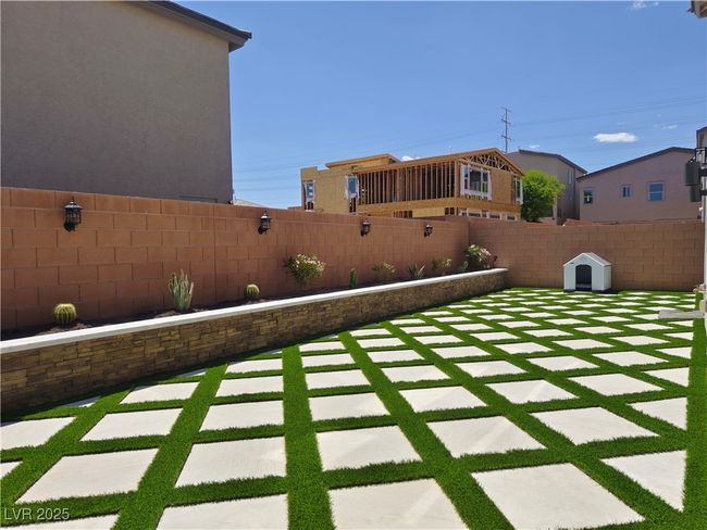 View of yard with a fenced backyard | Image 44