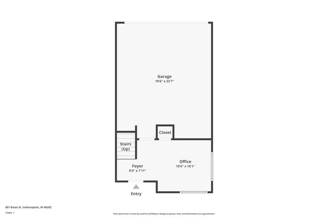 801 Bates St, Townhouse with 2 bedrooms, 3 bathrooms and null parking in Indianapolis IN | Image 30