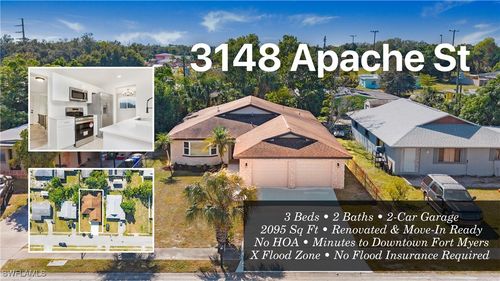 3148 Apache St, FORT MYERS, FL, 33916-2002 | Card Image