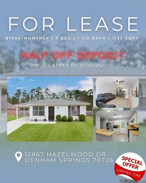 12867 Hazlewood Dr, Denham Springs, LA, 70726-6587 | Card Image