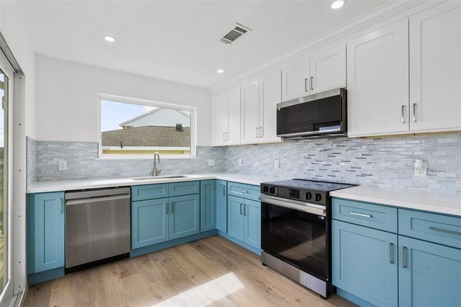 BRAND NEW -Tiffany Blue custom cabinets & drawers. | Image 12