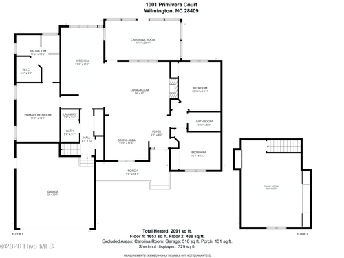 1001 Primivera Ct W, Wilmington, NC, 28409-4869 | Card Image