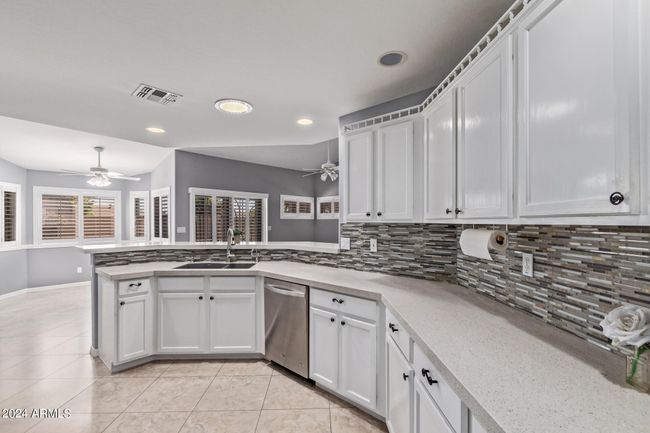 GORGEOUS COUNTER TOPS / LOVELY BACK SPLASH A MULTITUDE OF CABINETS AND MORE... | Image 22