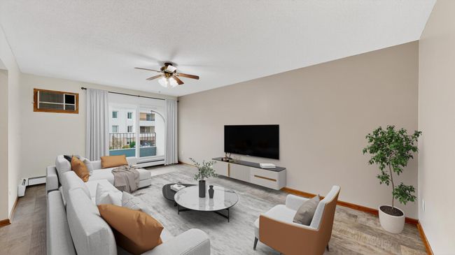 Large living room with balcony access | Image 8