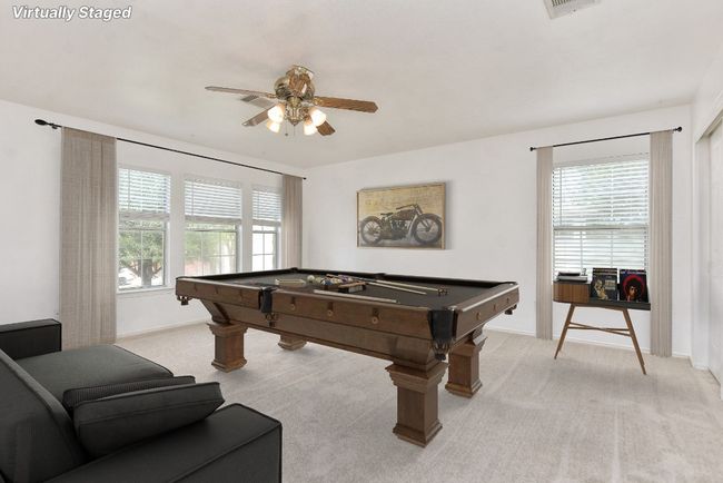 Bonus/game/flex space virtually staged.... another huge living space option with fresh carpet and abundant storage space! | Image 20