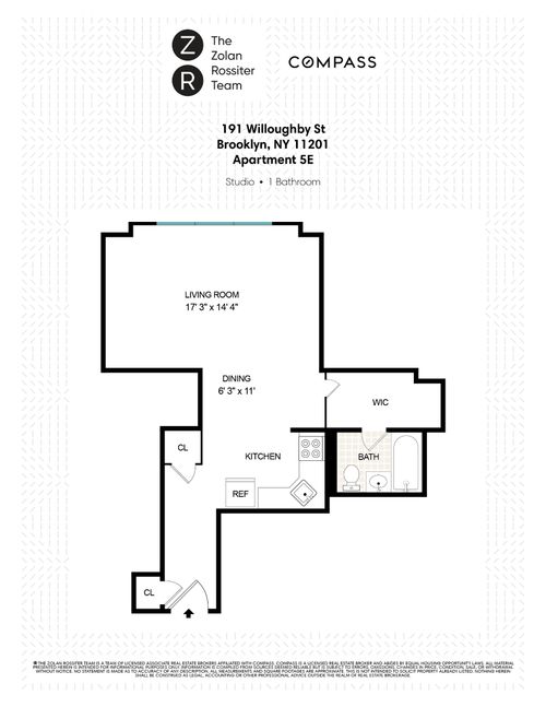 5e-191 Willoughby St, Brooklyn, NY, 11201-5443 | Card Image