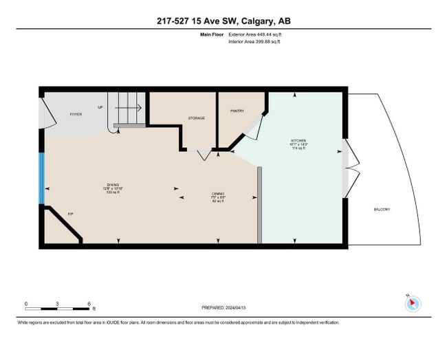 217 - 527 15 Avenue Sw, Home with 2 bedrooms, 1 bathrooms and 1 parking in Calgary AB | Image 6