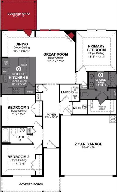 Beazer Homes Stark Farms Alleghany plan | Image 2